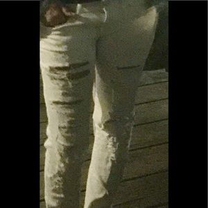 Victoria’s Secret distressed skinny jeans